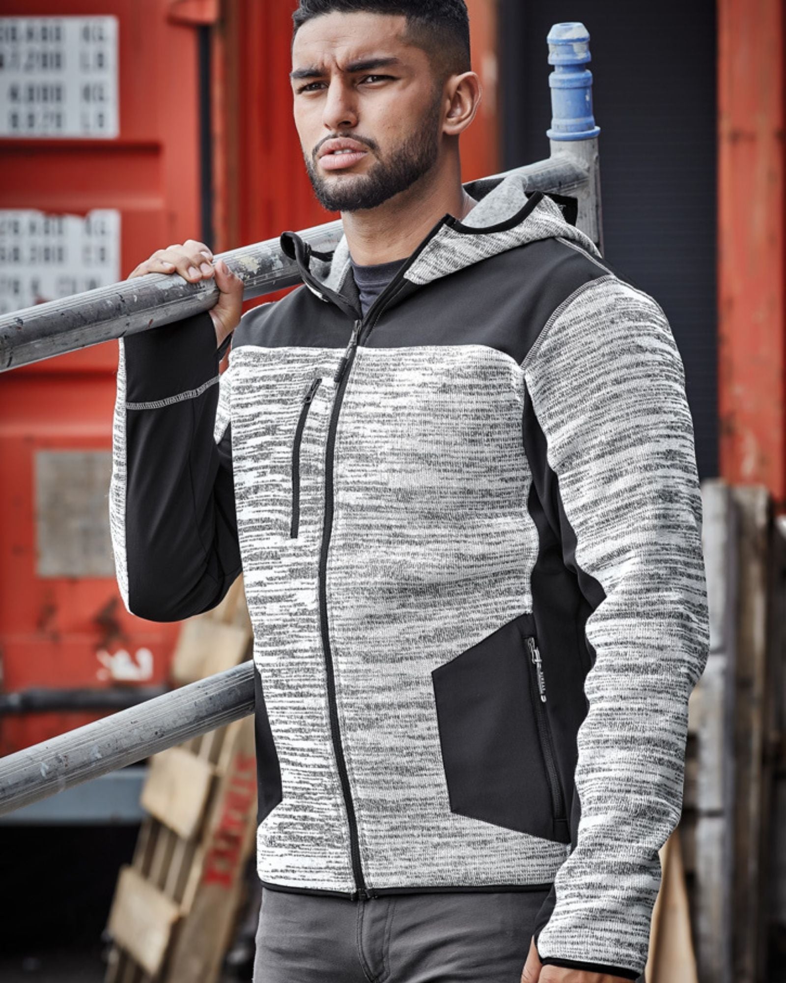 Syzmik Unisex Streetworx Reinforced Knit Hoodie ZT360 