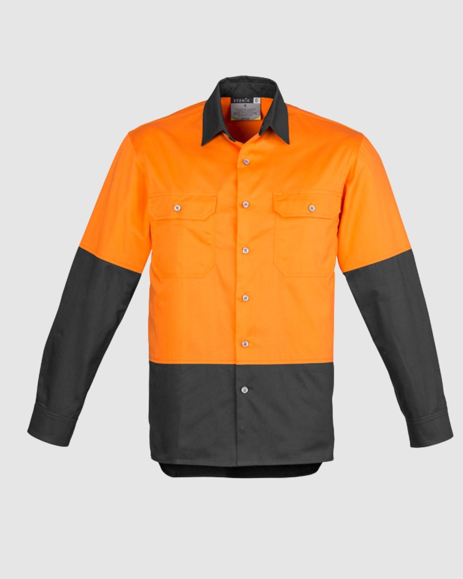 SYZMIK MENS INDUSTRIAL LONG SLEEVE SHIRT