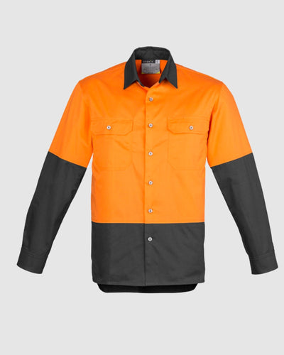SYZMIK MENS INDUSTRIAL LONG SLEEVE SHIRT
