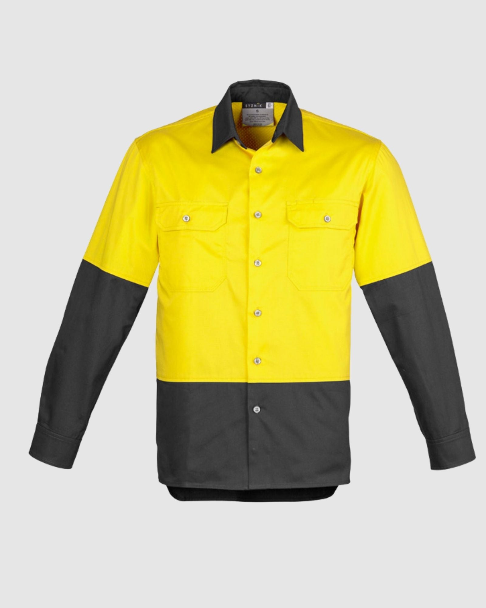 SYZMIK MENS INDUSTRIAL LONG SLEEVE SHIRT