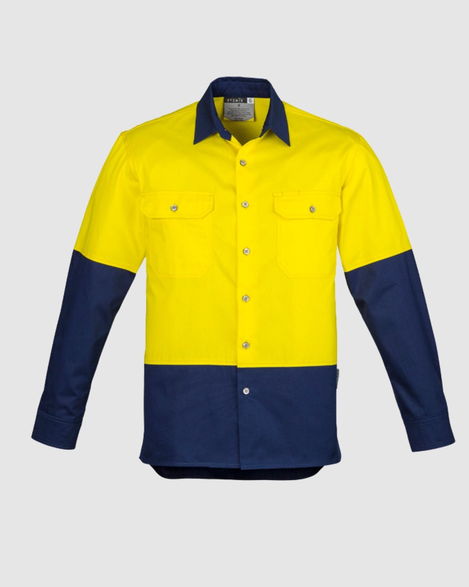 SYZMIK MENS INDUSTRIAL LONG SLEEVE SHIRT