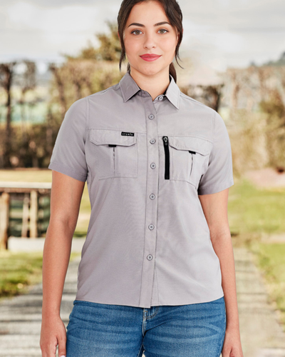 Syzmik Womens Outdoor Short Sleeve Shirt ZW765 